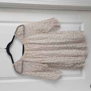 Giusy 100% silk pullover blouse size small